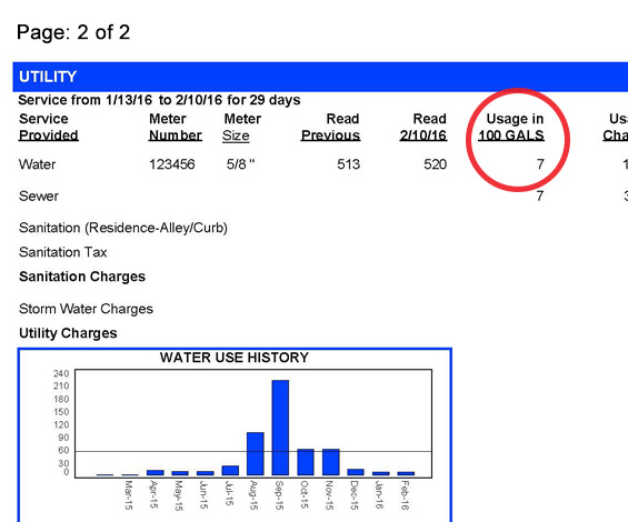 dallas-residential-water-charges-calculator