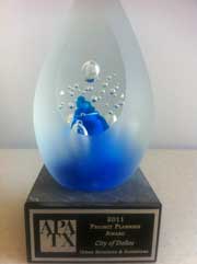 Urban Structure receives APA Texas 2011 Award