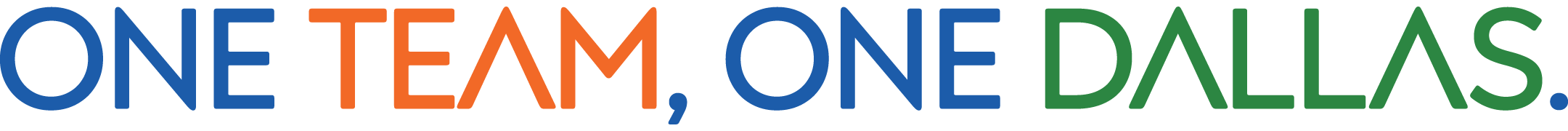 One Team One Dallas logo