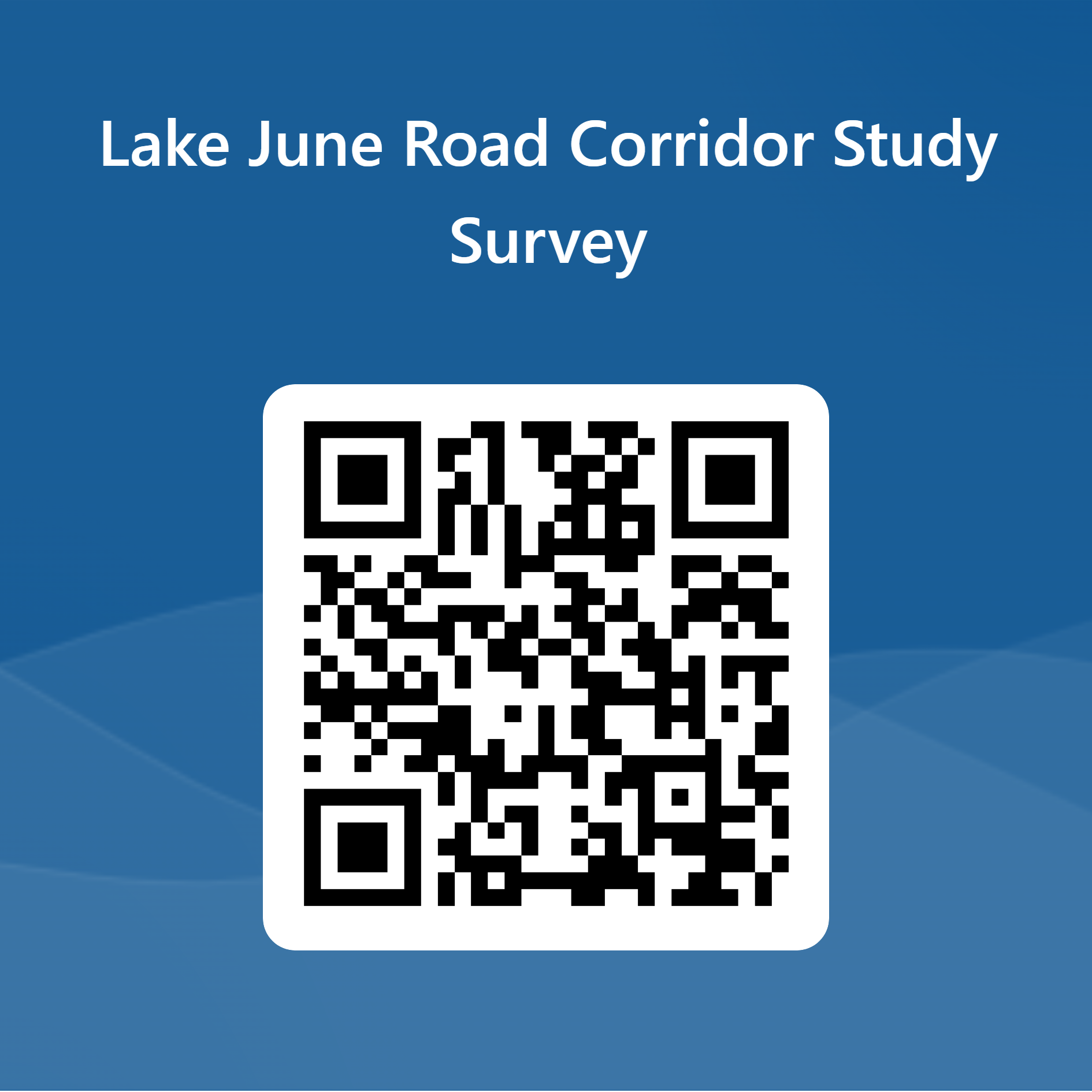 QRCode for Lake June Road_Corridor Study Survey.png