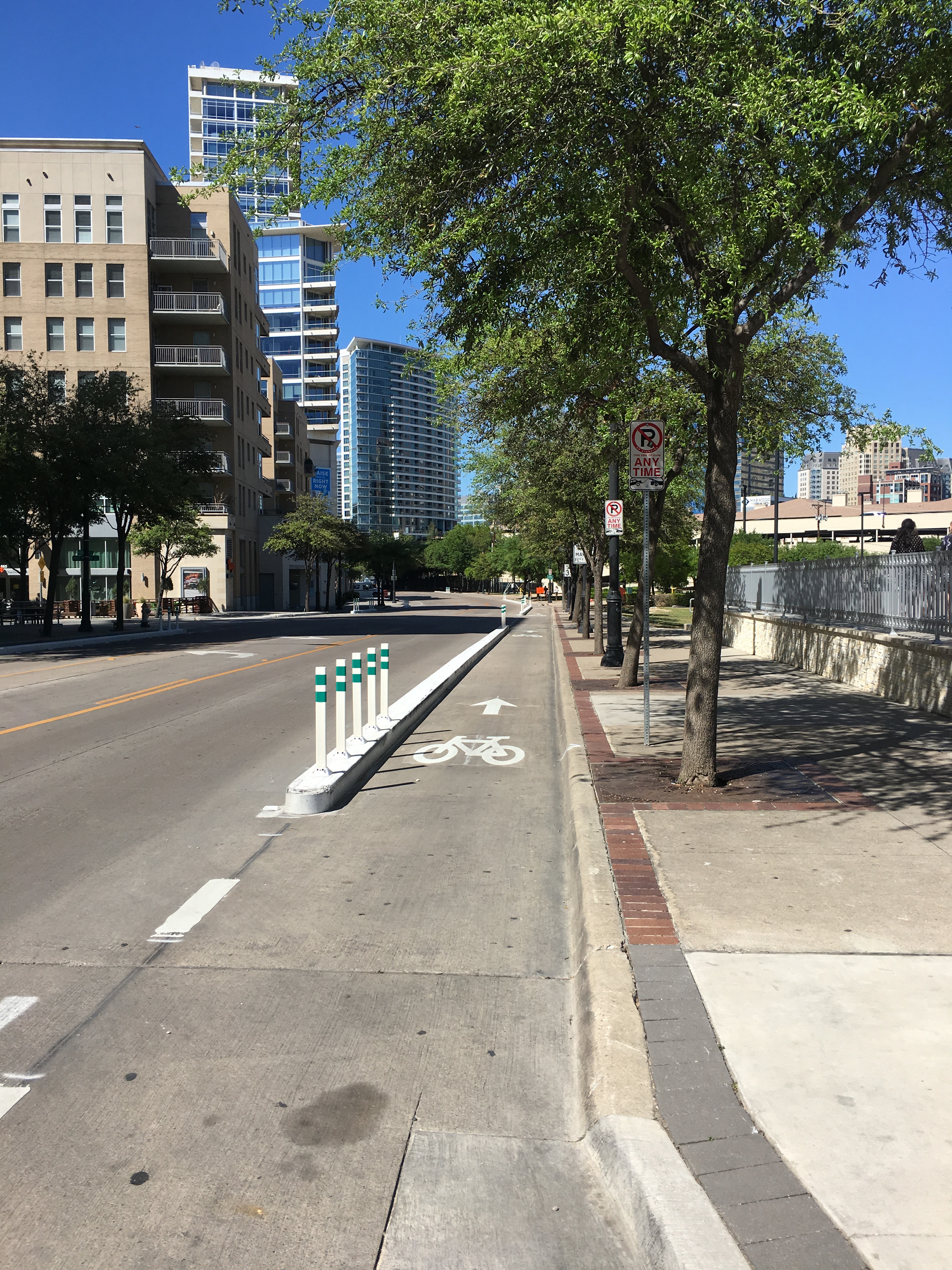 Houston Street Curb Separated Bike Lane.JPG